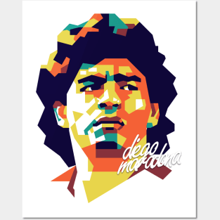 Tribute Diogo Maradona Posters and Art